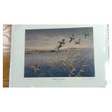 Les C. Kouba 'Mallards Assembling' Signed...