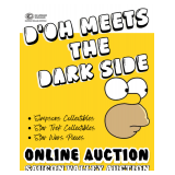 D'OH MEETS THE DARK SIDE-SIMPSONS AND STAR WARS AUCTION