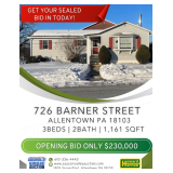 NEW! REAL ESTATE IN ALLENTOWN PA 18103