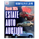 March 2026 Estate Auto Auction