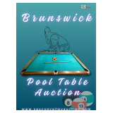 Brunswick Pool Table Auction