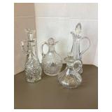 4 Vintage Cruets