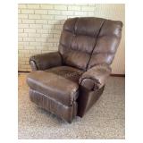 Soft Brown Rocker Recliner