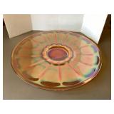 14 3/4" Carnival Glass Platter