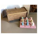Sewing Box & Tic Tac Toe Game