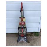 Powerscrub carpet cleaner, turns on