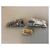 Train Belt Buckles & Clip