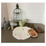 Bird Decor, Sand Dollar Trivet, Bell & More