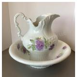 Antique Pitcher & Bowl Set