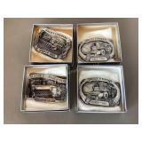 4 1985 Massey Ferguson Belt Buckles