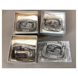 4 Massey Ferguson Belt Buckles, like new