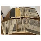 Vintage International Harvester service manuals