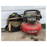 Porter Cable 6 gallon compressor & Accessories