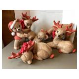 Vintage Ceramic Deer & Bears