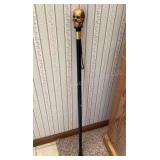Skeloton Head Walking Stick, 36"