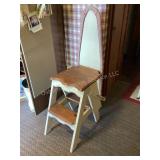 Folding Stool Ironing Board Combination