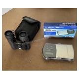 Digital Scale & 8x21 pocket binoculars