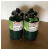 4-16oz propane bottles. Full.