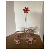 Metal Tractor Planter & Flower Decor