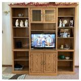 Display Cabinet & Misc. Contents (TV NOT INCLUDED)