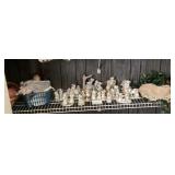 Shelf Contents with Circle of Friends Figurines