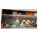 Contents of 2 Closet Shelves