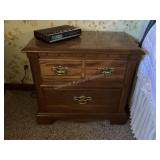 Nightstand & Clock, 27x16x24" tall