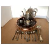 Silverplate Tea Set & More