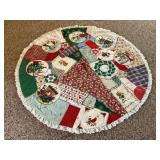 45" Hand Made Christmas Tree Skirt