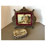 Vintage Purse & "Middletonï¿½ Picture in ornate