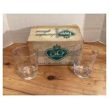 Six Faygo 50th Anniversary Glasses with