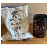 Bag of Shotgun Shot & Misc. in Can