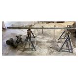 Rotisserie Equipment for Roasting a Pig