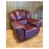 Burgundy Chair, 45x33x38"