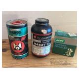 Partial Jars of Rifle Powder & Powder Trickler