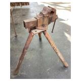 Parker 5ï¿½ Vise on Steel Stand