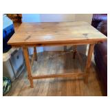 Sturdy Wood Table, 38x28x26" tall