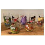 Vintage Restaurant Glasses, 7 total