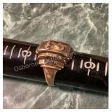 Vintage 10K Gold Class Ring, size 7