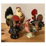 Vintage Rooster Decor, 4 pieces