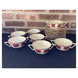 Germany Soup Bowls & Saucers