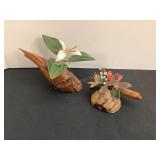 Enameled Flowers, not signed