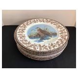 8 National Wildlife Federation 10 1/2" Plates