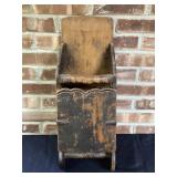 Decorative wood grain scoop
