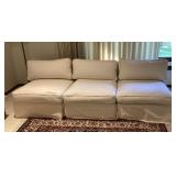 3 Piece Cream Color Sofa / Chair Combination