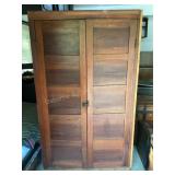 2 Door Primitive Cabinet with shelves