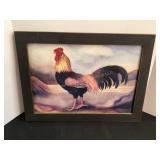 Rooster Picture, 18 1/2x14"