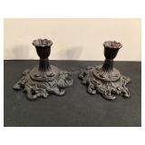 Cast Iron Candle Holders