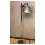 Antique Iron Floor Lamp, 56" tall