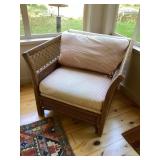 Heavy Wicker Accent Chair